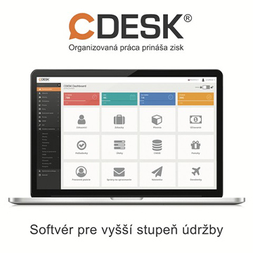 CDESK – softvér pro vyšší stupeň údržby